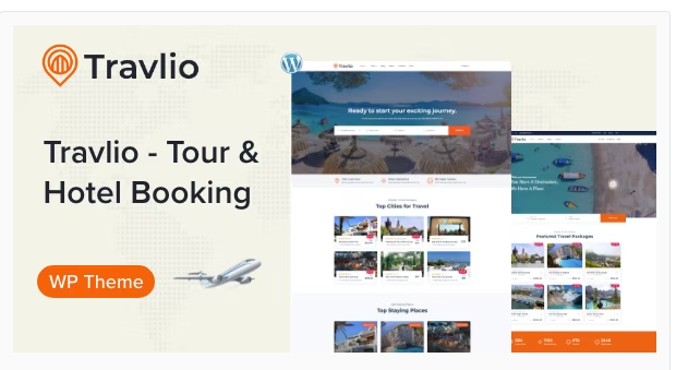 Travlio - Travel Booking WordPress Theme