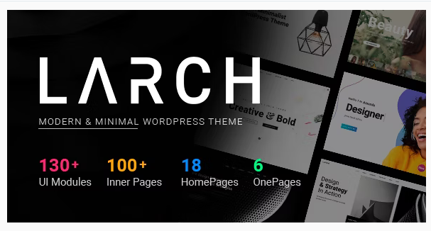 Larch - Responsive Minimal Multipurpose WordPress Theme