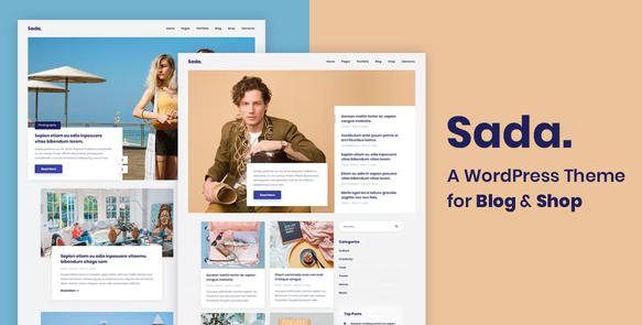 Sada - A WordPress Theme For Blog & Shop