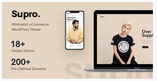 Supro - Minimalist AJAX WooCommerce WordPress Theme