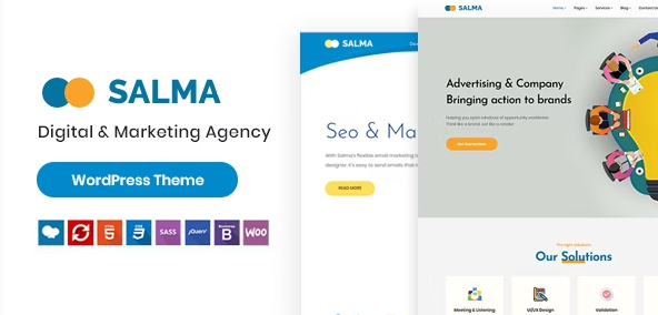 Salma - SEO Marketing WordPress Theme