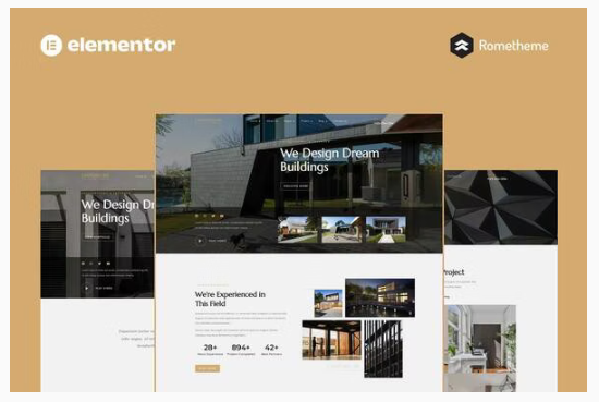 Emporium - Architecture & Interior Elementor Pro Full Site Template Kit