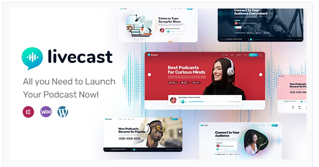 Product Image - Livecast – Podcast Theme