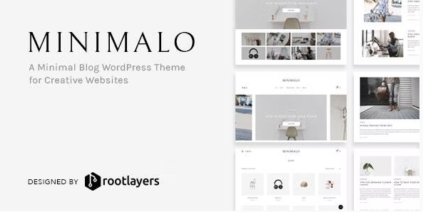 Minimalo - A Minimal Blog WordPress Theme for Creative Websites