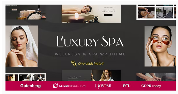 Product Image - Luxury Spa – Wellness and Beauty WordPress Theme