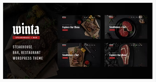 Product Image - Winta – Steakhouse Restaurant WordPress Theme