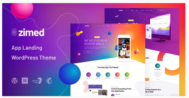 Product Image - Zimed – App Landing WordPress Theme Product Image - Zimed – App Landing WordPress Theme