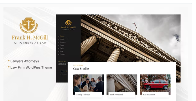 Mcgill - Law Firm WordPress Theme