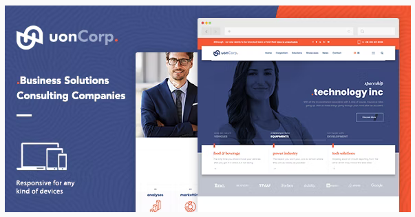 Uon Corp | Company and Business Consultation WordPress Theme