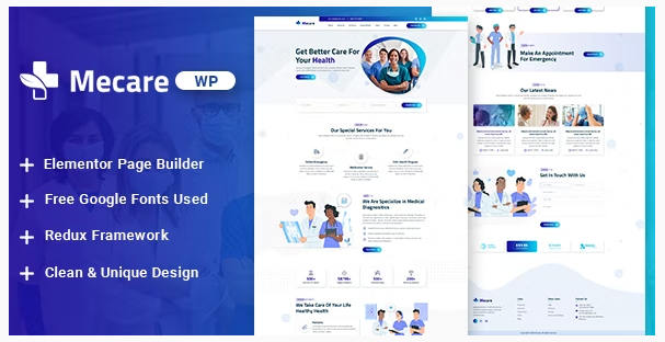 Mecare – Hospital and Health WordPress Theme