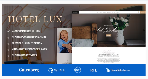 Product Image - Hotel Lux – Resort & SPA WordPress Theme