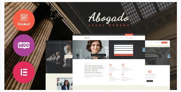 Abogado - Lawyer Firm & Legal Bureau WordPress Theme