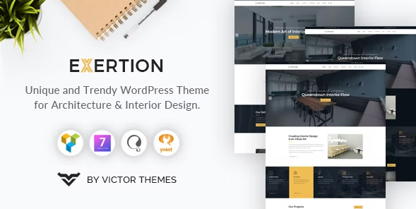 Product Image - Exertion – Architecture & Interior Design WordPress Theme