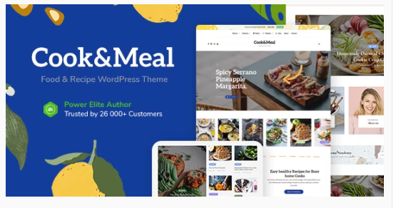 Product Image - Cook&Meal – Food Blog & Recipe WordPress Theme Product Image - Cook&Meal – Food Blog & Recipe WordPress Theme