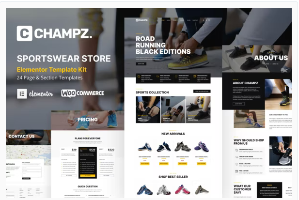 Product Image - Champz – Sneakers & Sports Apparel Online Store Template Kit