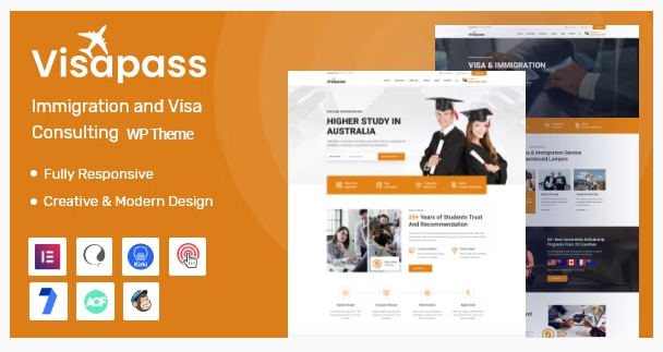 Product Image - Visapass – Immigration Consulting WordPress Theme 1.0.2 Product Image - Visapass – Immigration Consulting WordPress Theme 1.0.2