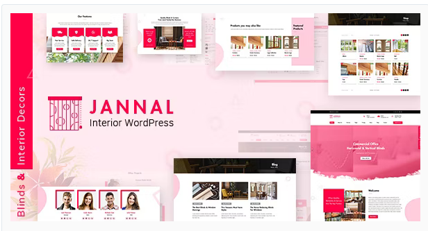 Jannal - Windows Curtains & Doors Service WordPress Theme