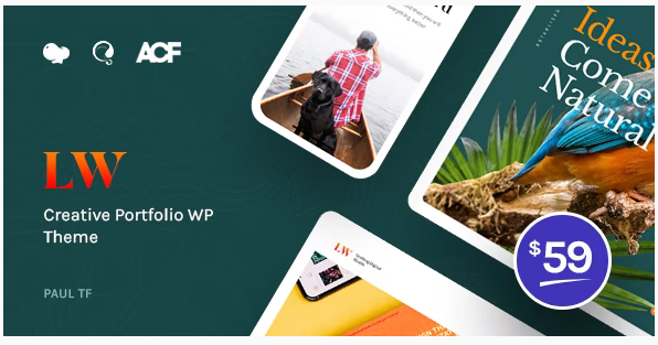 Lewis - Creative Portfolio WordPress Theme