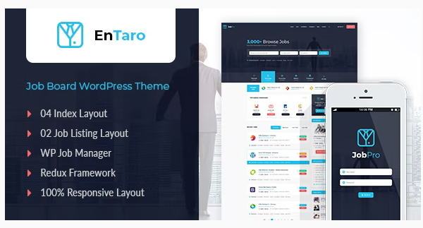 Product Image - Entaro – Job Portal WordPress Theme 3.63.30