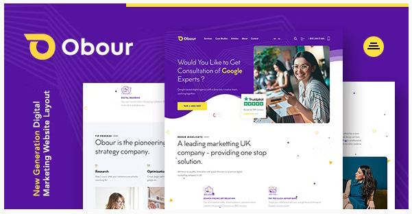 Obour | Digital Marketing Agency WordPress Theme