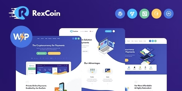 RexCoin | A Multi-Purpose Cryptocurrency & Coin ICO WordPress Theme