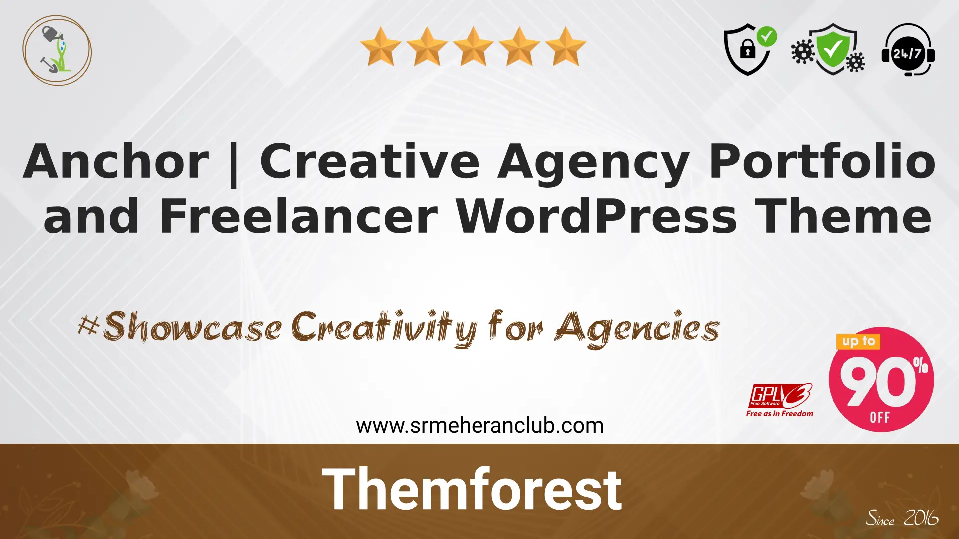 Anchor | Creative Agency Portfolio and Freelancer WordPress Theme — Theme by Themeforest