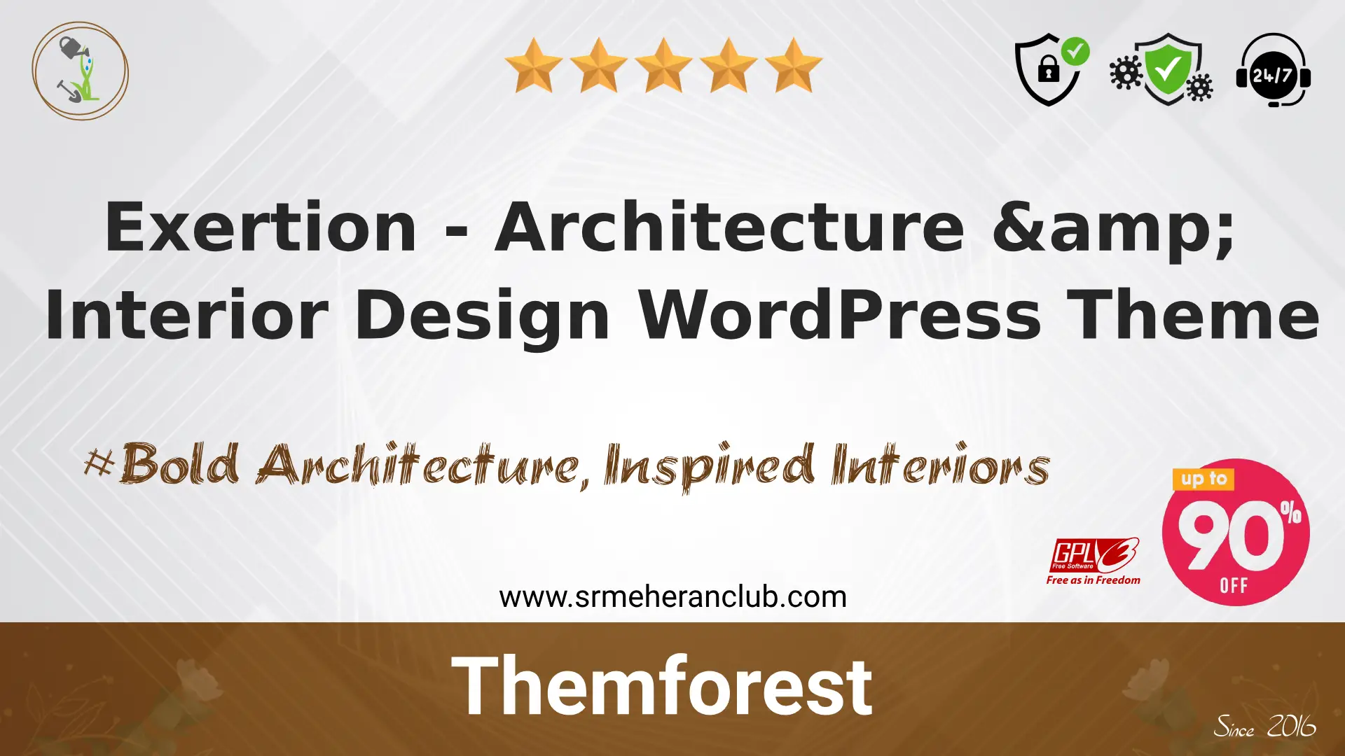 Exertion – Architecture & Interior Design WordPress Theme — Theme by Themeforest