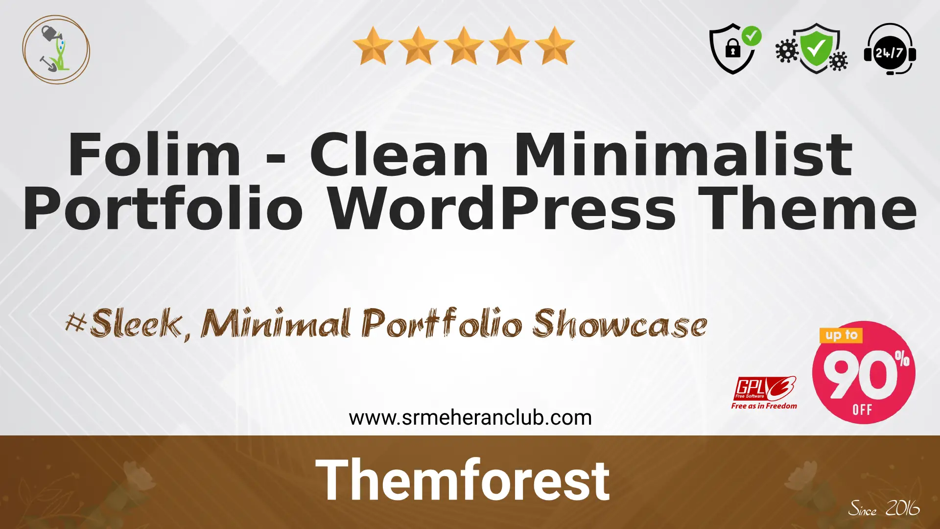 Folim – Clean Minimalist Portfolio WordPress Theme — Theme by Themeforest