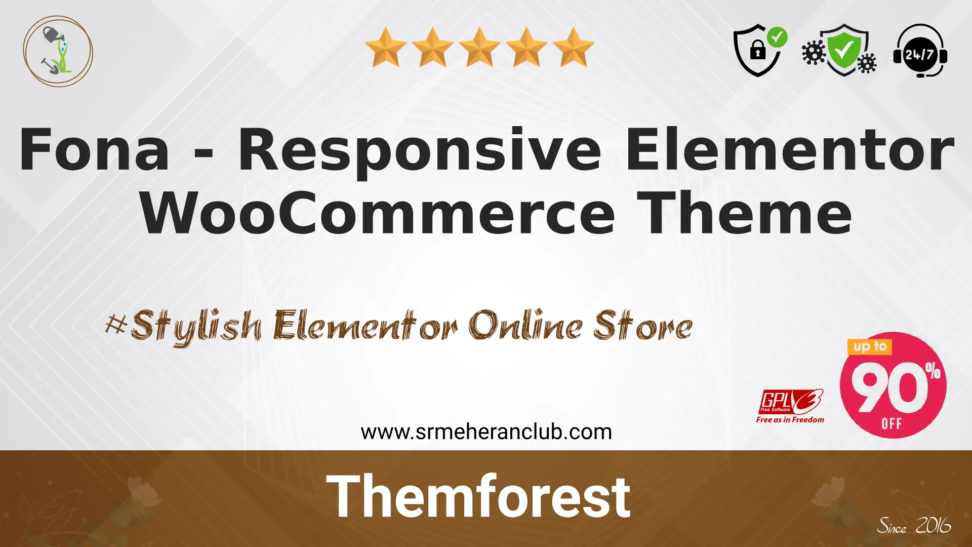 Fona – Responsive Elementor WooCommerce Theme — Theme by Themeforest