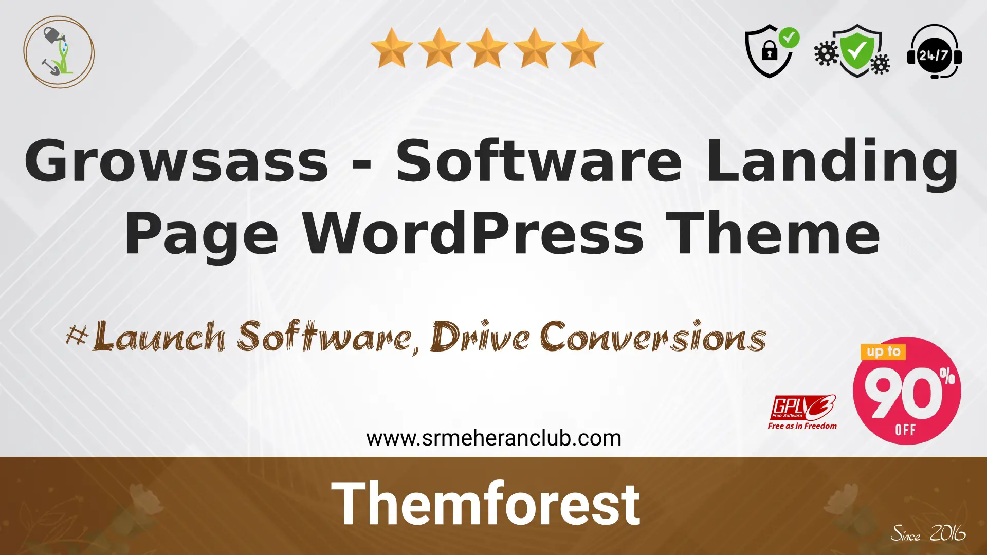 Growsass – Software Landing Page WordPress Theme — Theme by Themeforest