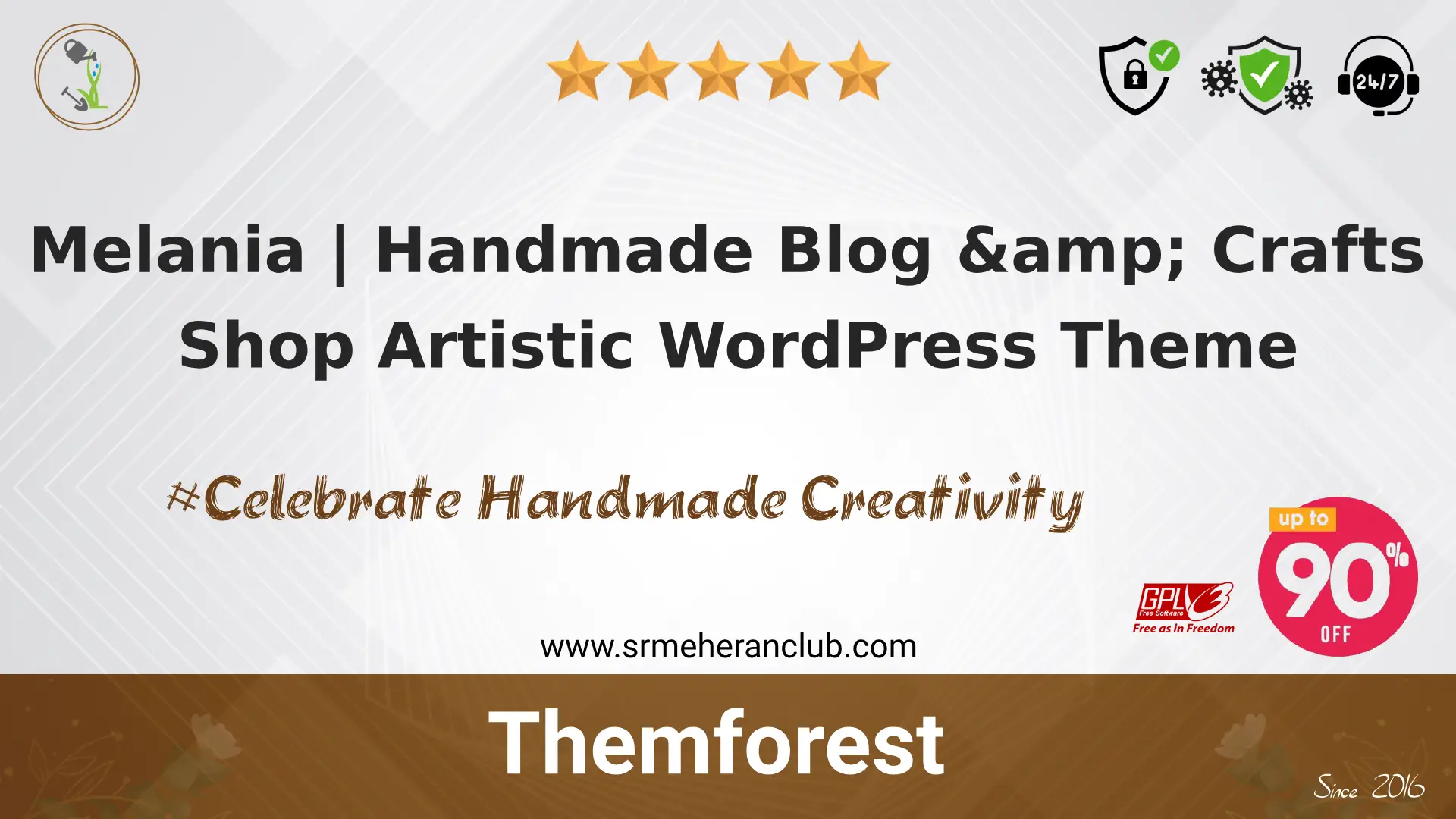 Melania | Handmade Blog & Crafts Shop Artistic WordPress Theme — Theme by Themeforest