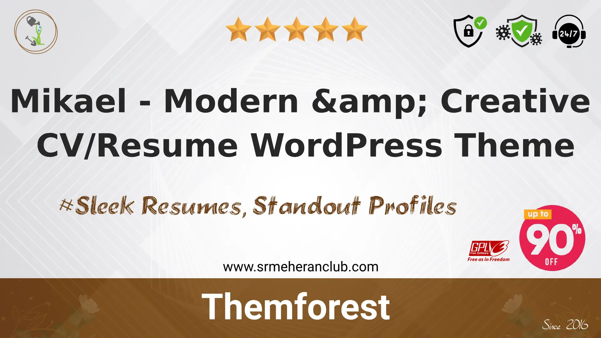 Mikael – Modern & Creative CV/Resume WordPress Theme — Theme by Themeforest