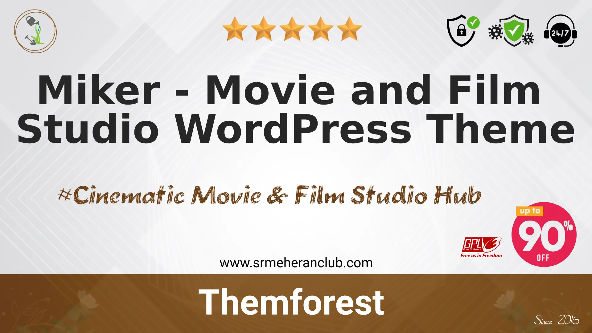 Miker – Movie and Film Studio WordPress Theme — Theme by Themeforest