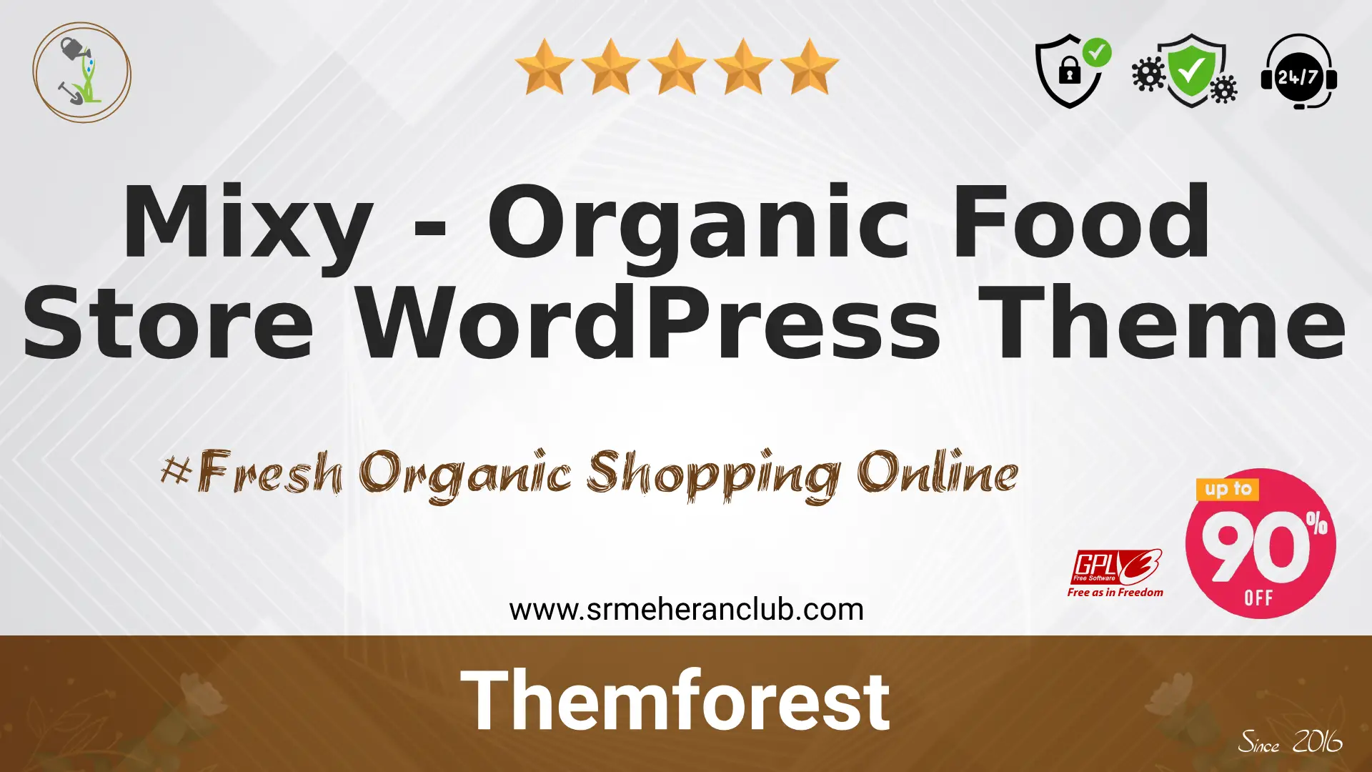 Mixy – Organic Food Store WordPress Theme