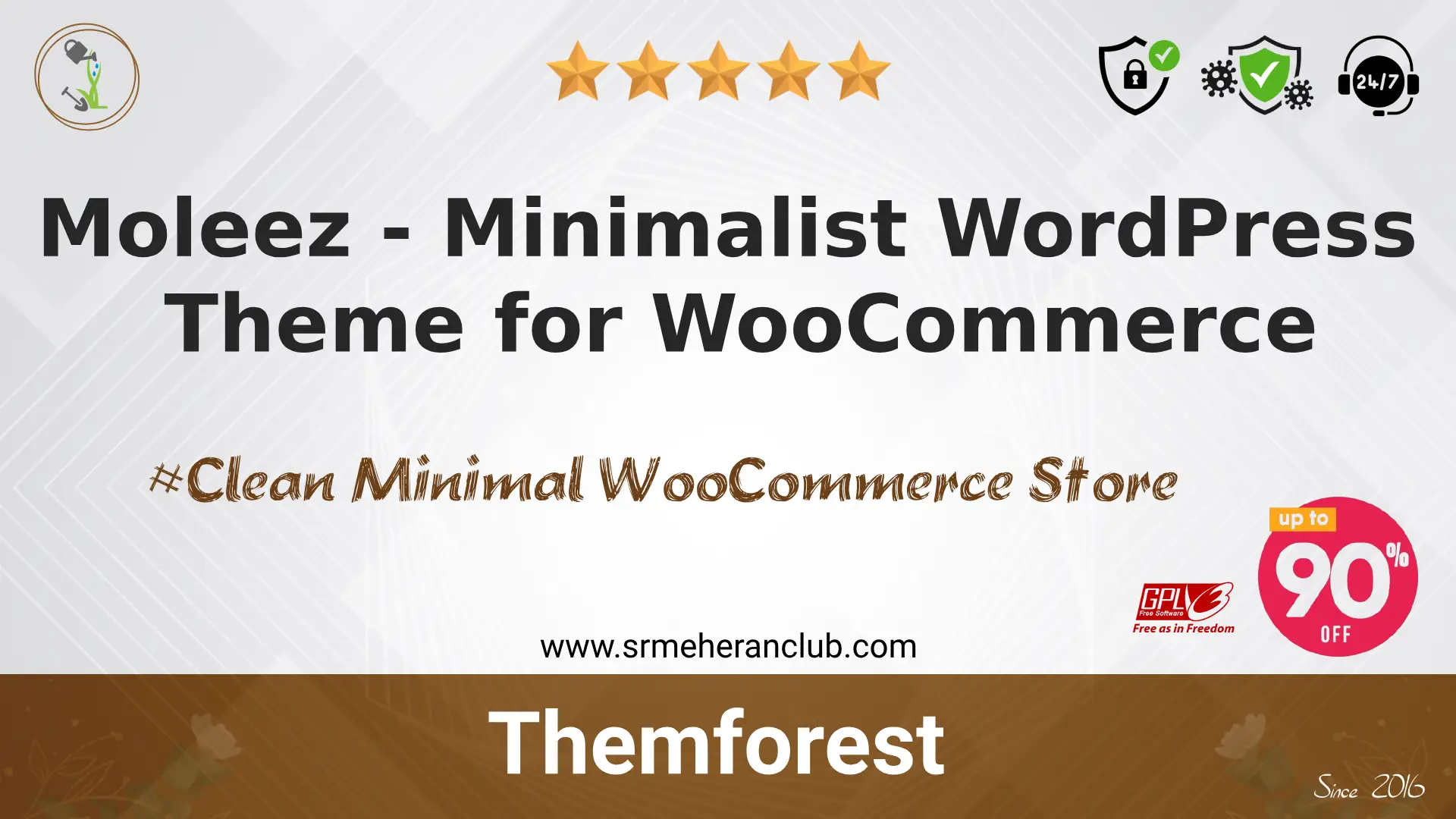 Moleez – Minimalist WordPress Theme for WooCommerce — Theme by Themeforest