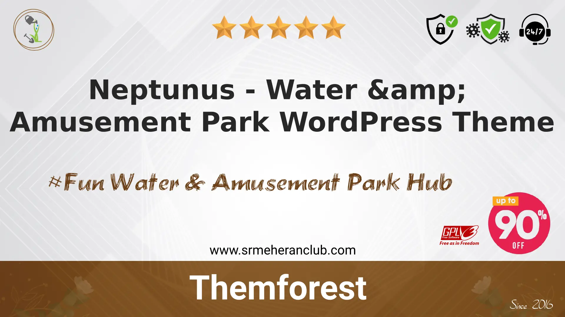 Neptunus – Water & Amusement Park WordPress Theme — Theme by Themeforest