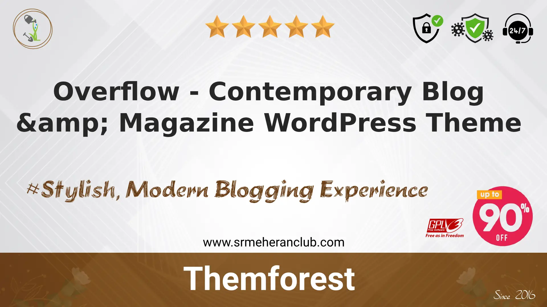 Overflow – Contemporary Blog & Magazine WordPress Theme — Theme by Themeforest
