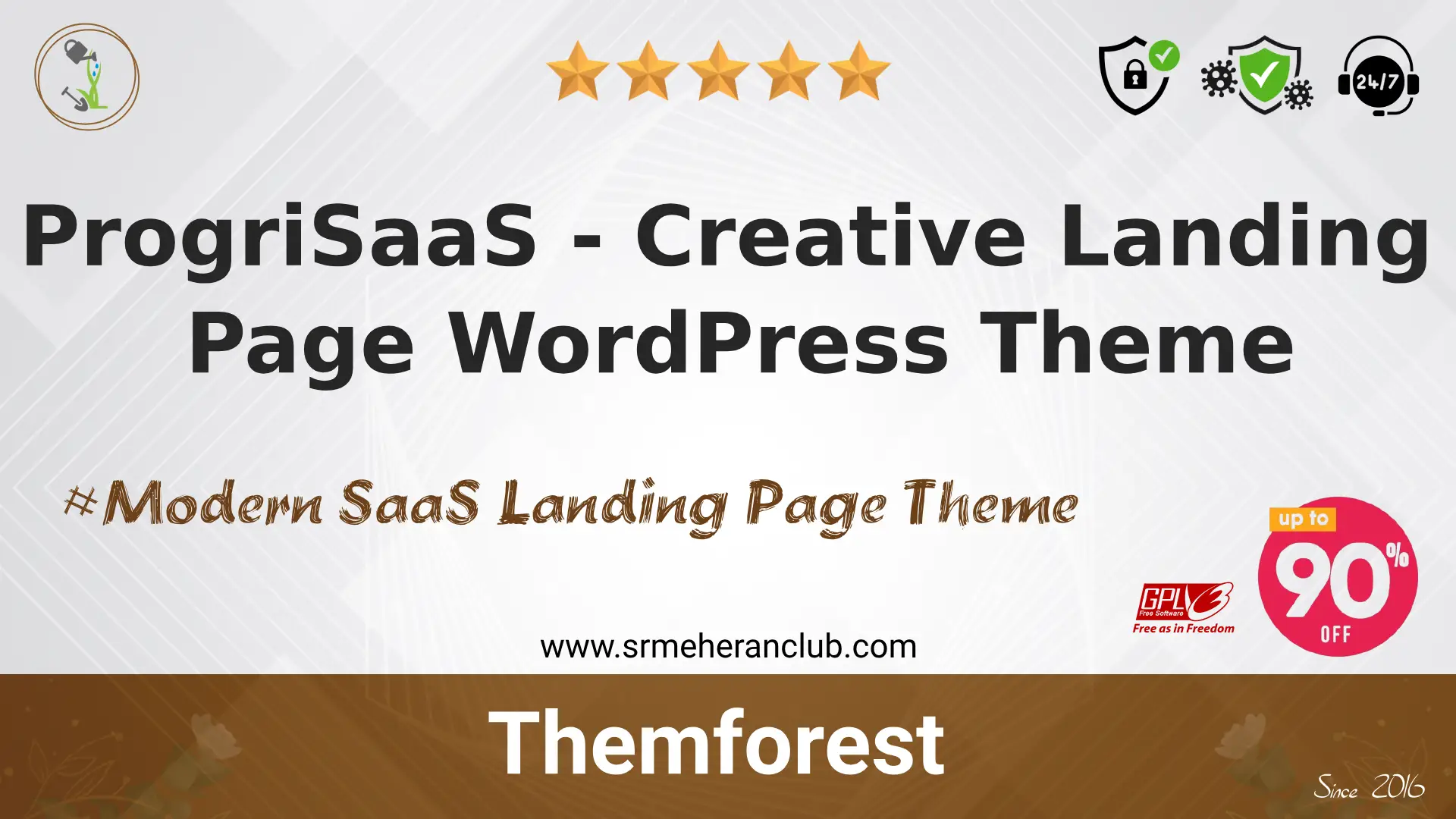 ProgriSaaS – Creative Landing Page WordPress Theme — Theme by Themeforest
