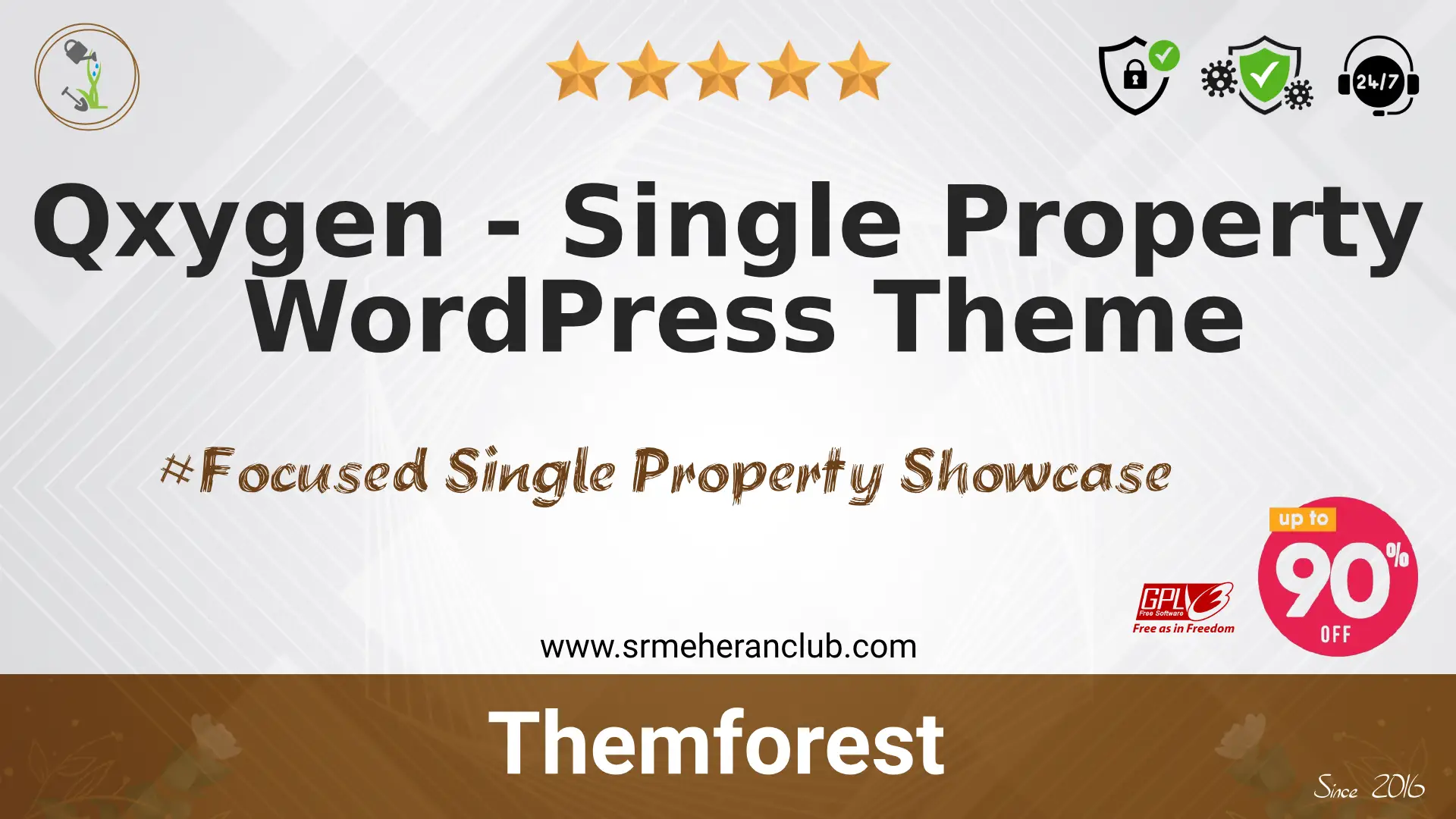 Qxygen – Single Property WordPress Theme