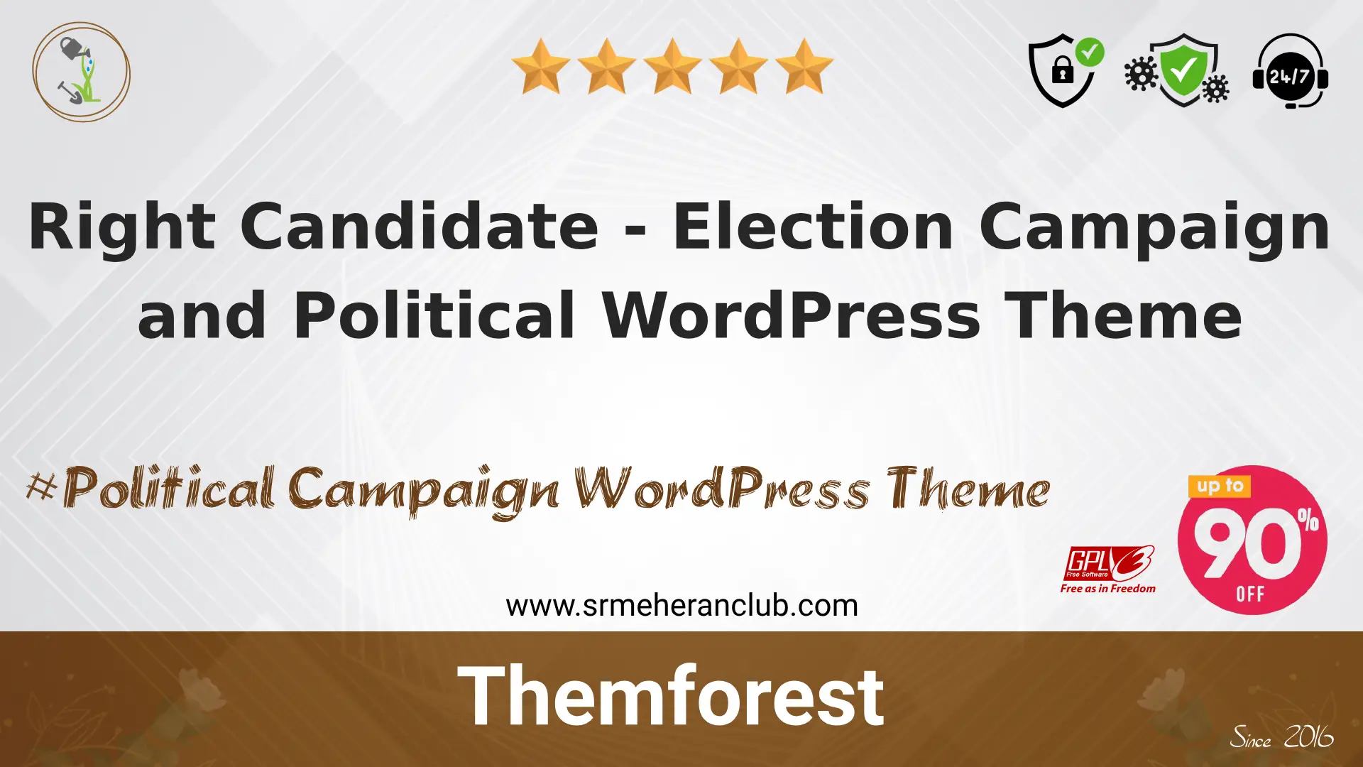 Right Candidate – Election Campaign and Political WordPress Theme — Theme by Themeforest