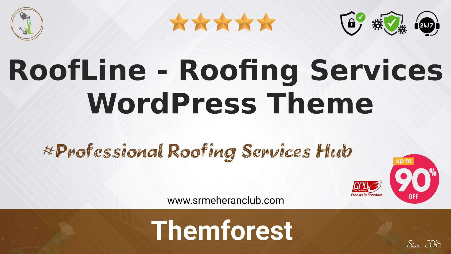 RoofLine – Roofing Services WordPress Theme