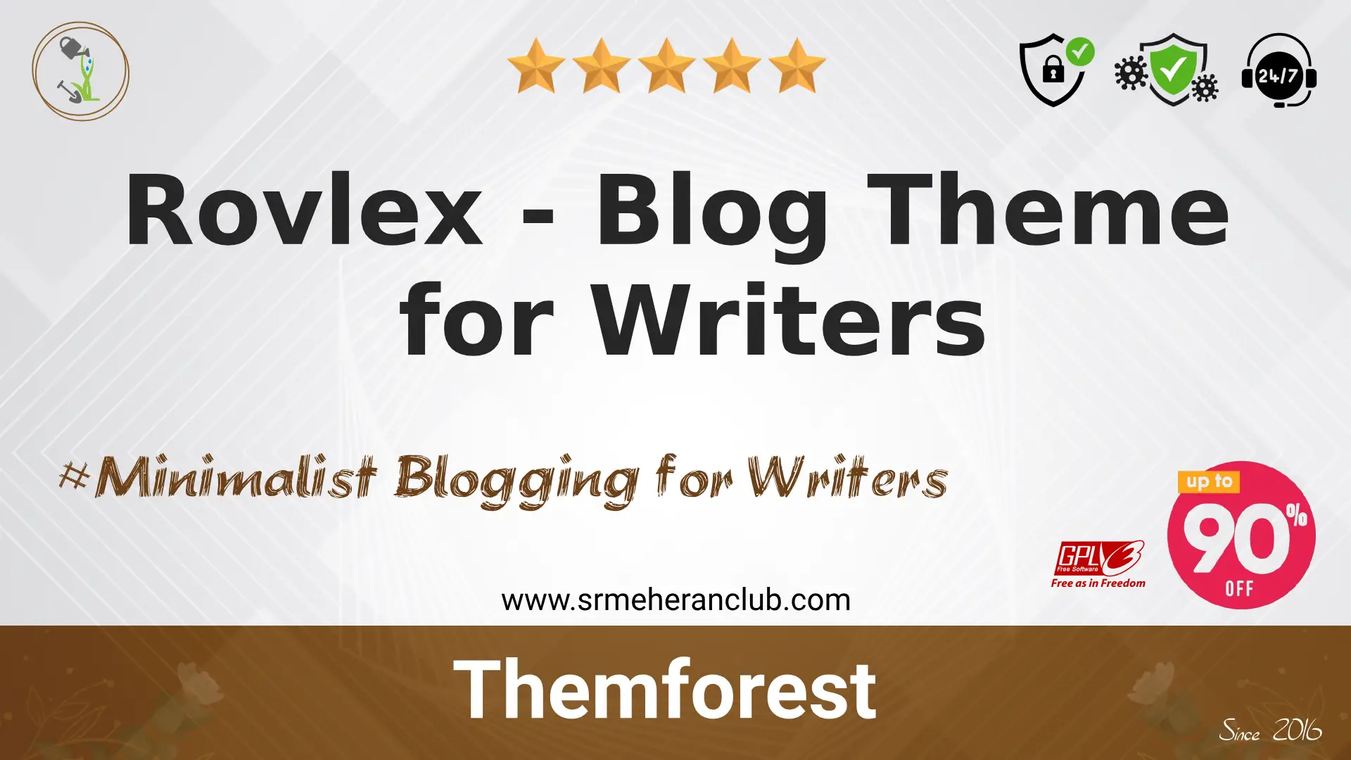 Rovlex – Blog Theme for Writers — Theme by Themeforest