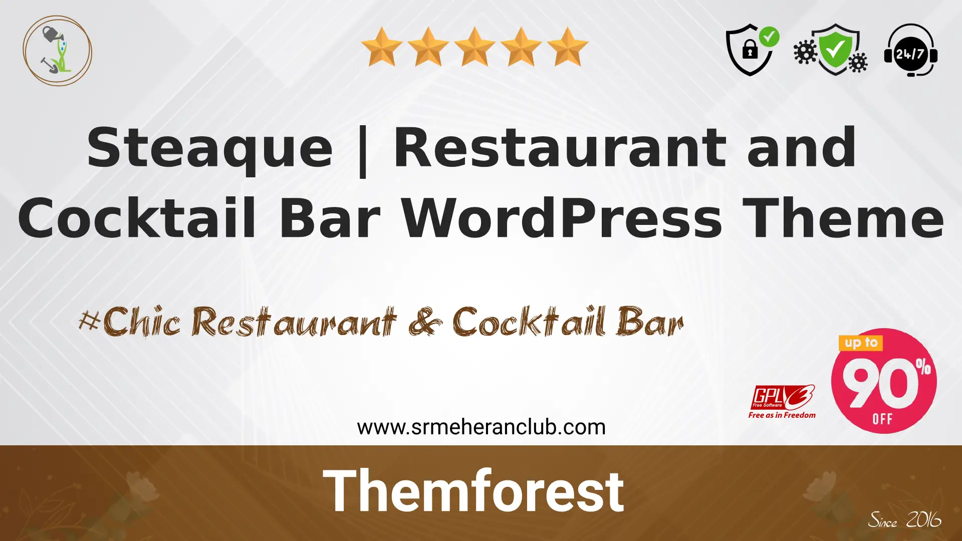 Steaque | Restaurant and Cocktail Bar WordPress Theme