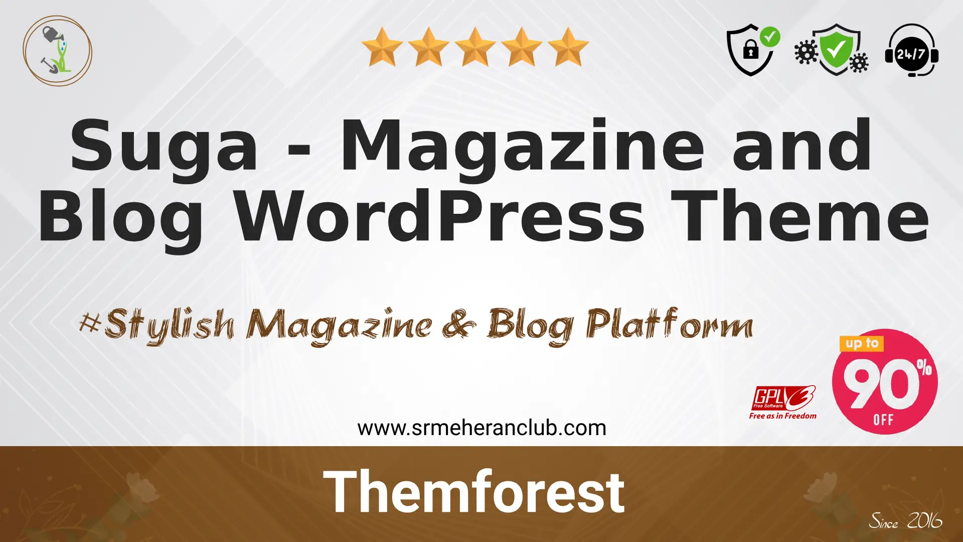 Suga – Magazine and Blog WordPress Theme — Theme by Themeforest