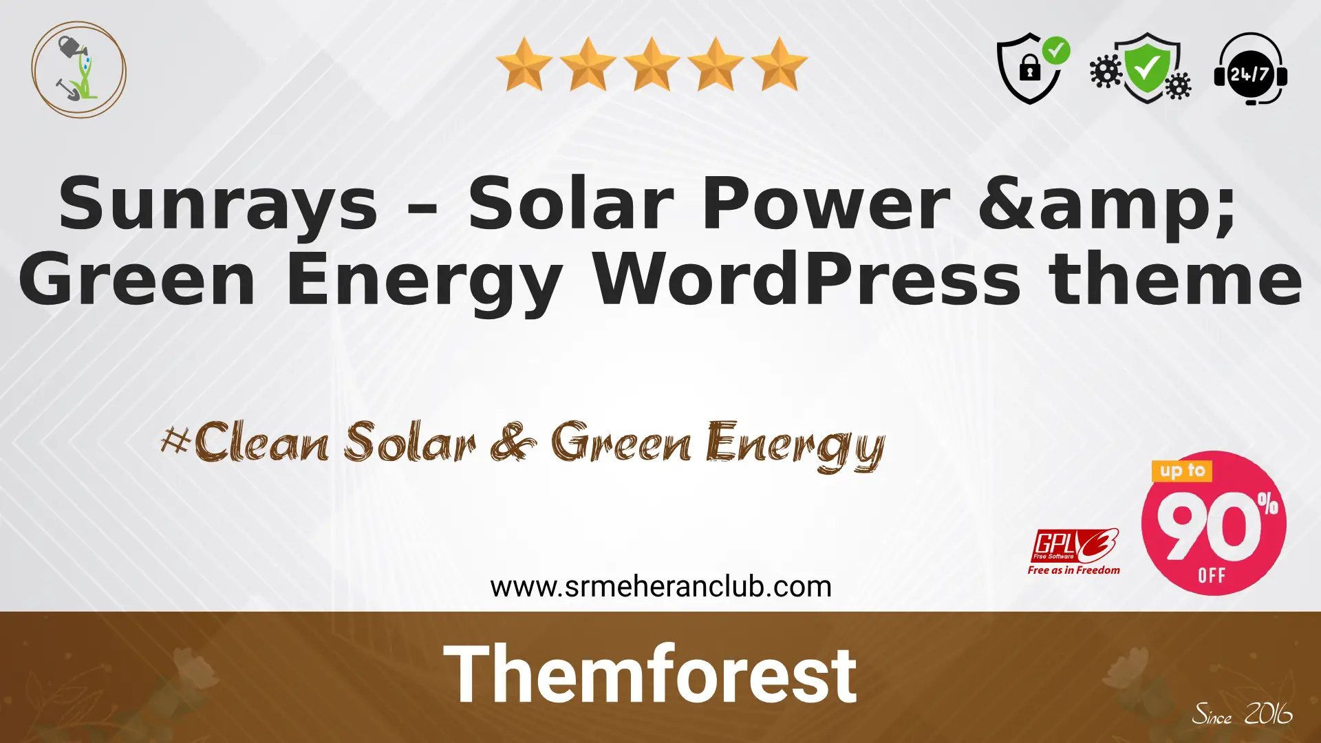 Sunrays – Solar Power & Green Energy WordPress theme