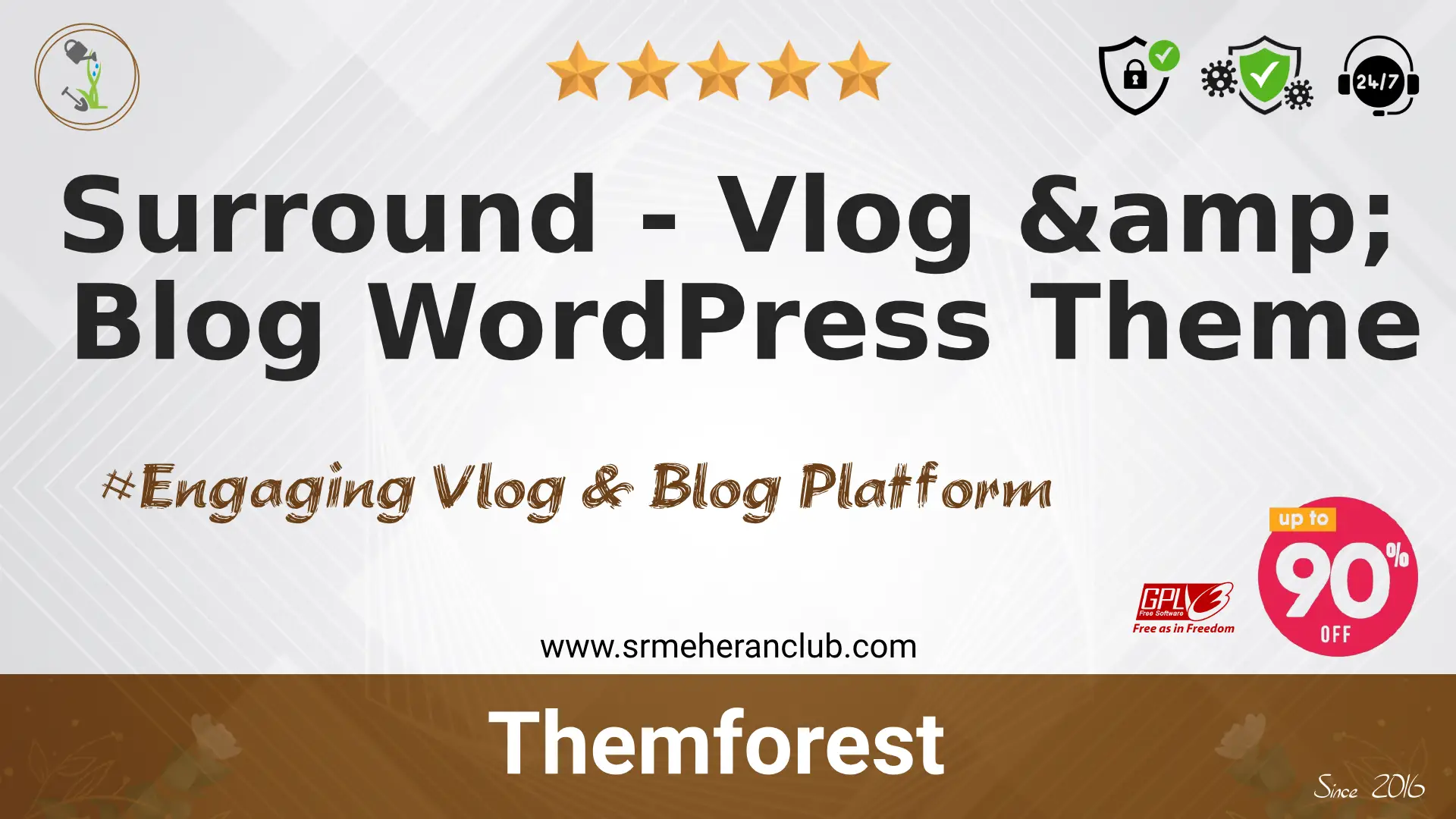 Surround – Vlog & Blog WordPress Theme — Theme by Themeforest