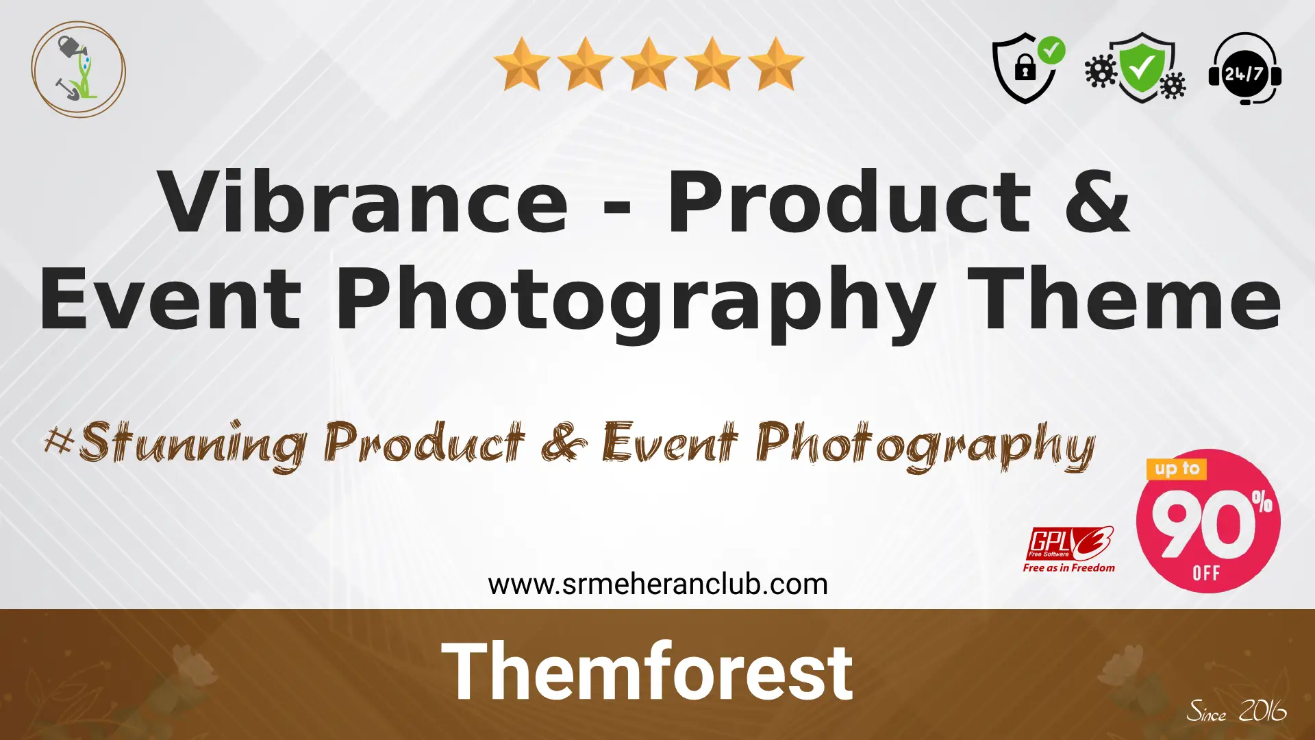 Vibrance – Product & Event Photography Theme — Theme by Themeforest