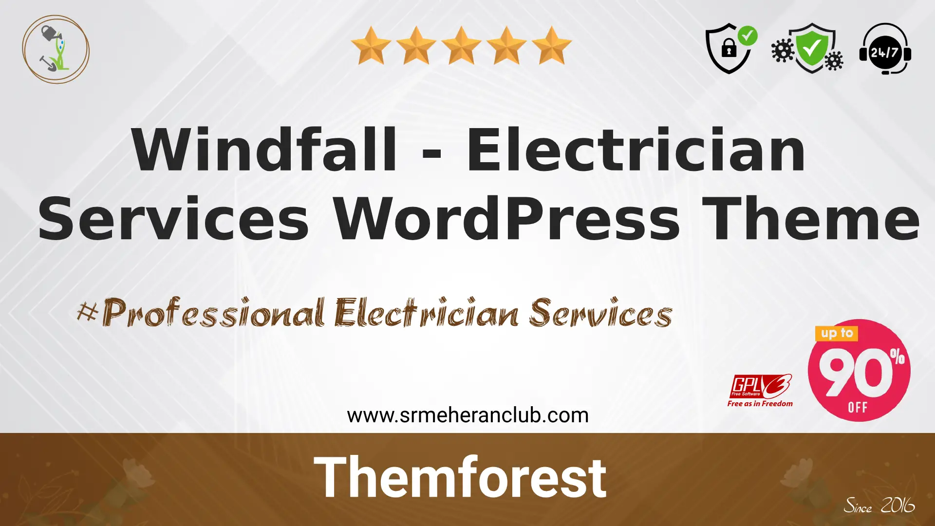 Windfall – Electrician Services WordPress Theme — Theme by Themeforest