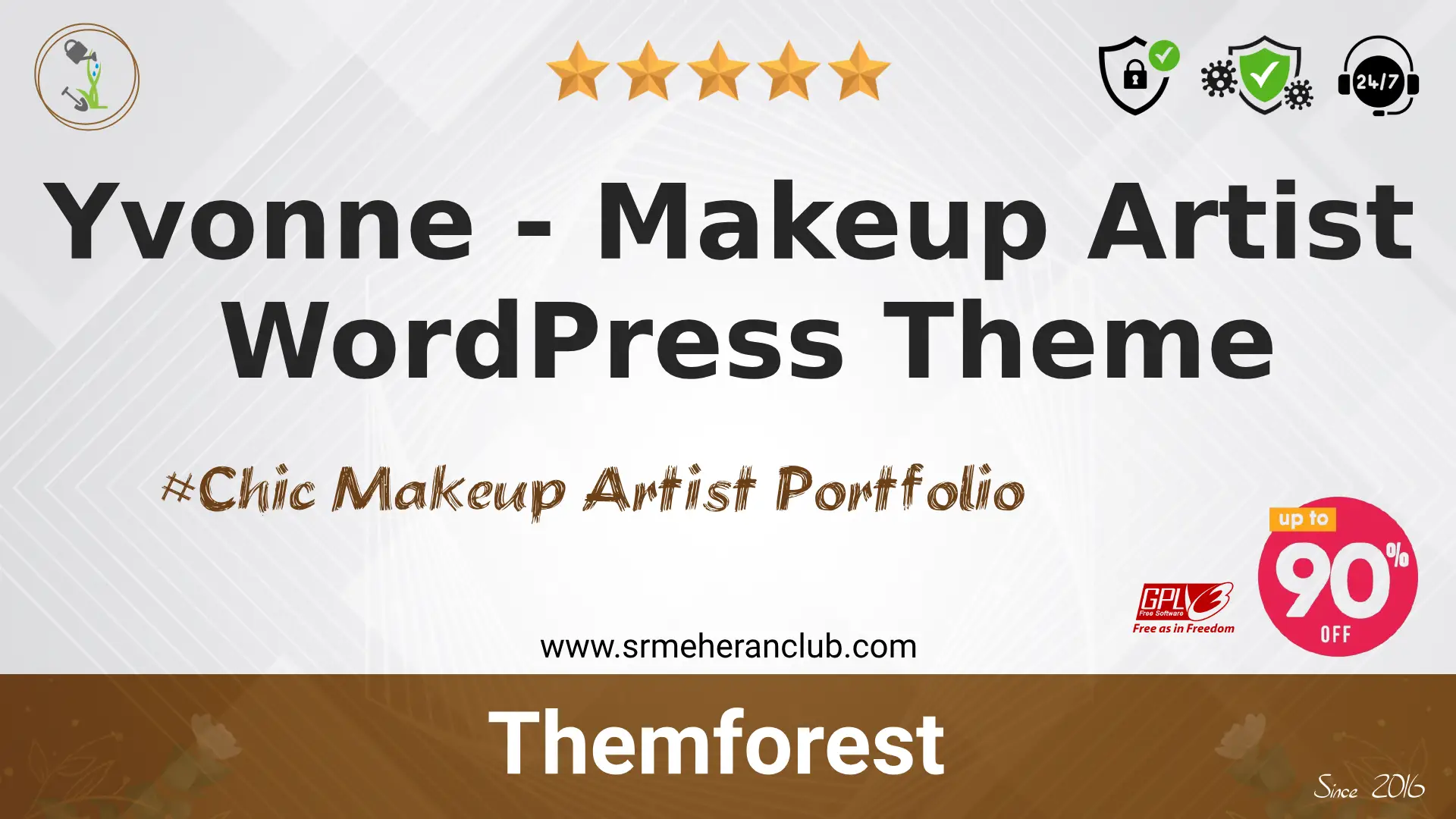 Yvonne – Makeup Artist WordPress Theme