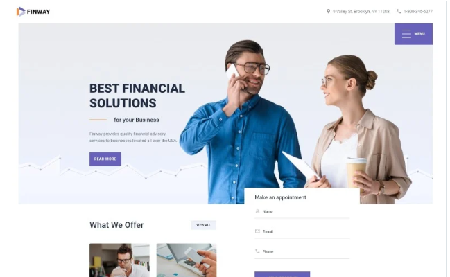 Finway - Financial Advisory Clean Multipage HTML5 Website Template